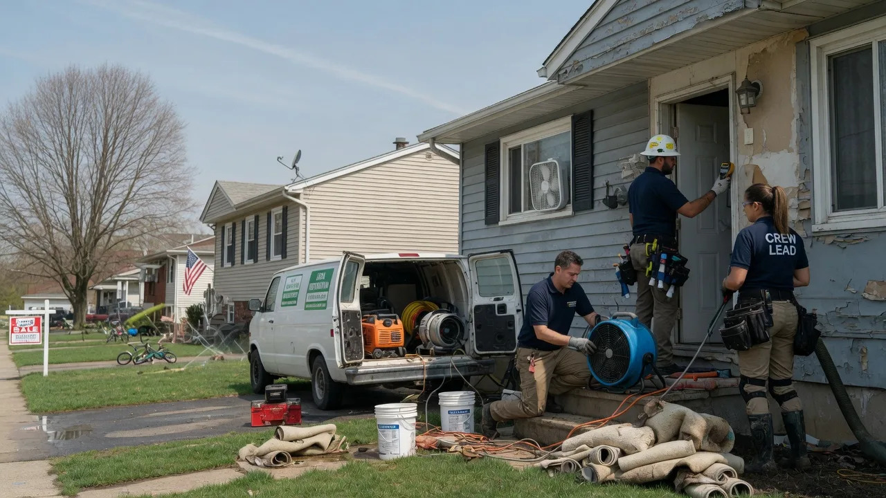 Flood Cleanup in Cookstown, NJ near me
